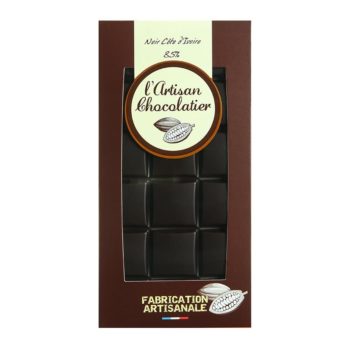Noir Côte d'Ivoire 85% L'Artisan Chocolatier Choconly