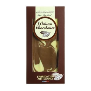 Lait Caramel Marbrée Blanc Fleur de Sel L'Artisan Chocolatier Choconly